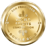 Double Gold 2025 medal from San Francisco World Spirits Competition for Bardstown Bourbon.